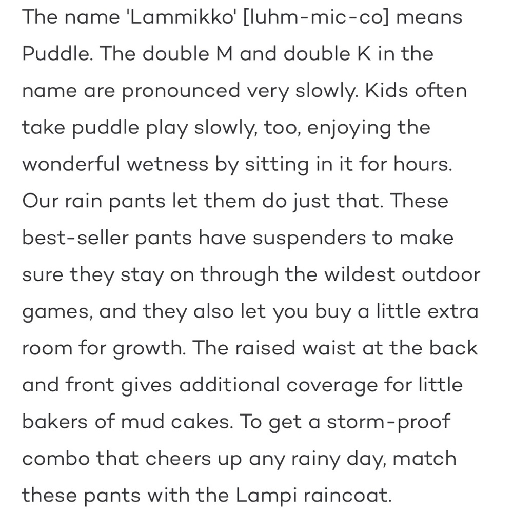 Reima Little Girls Rain
Pants - Lammikko - Picture 9 of 11